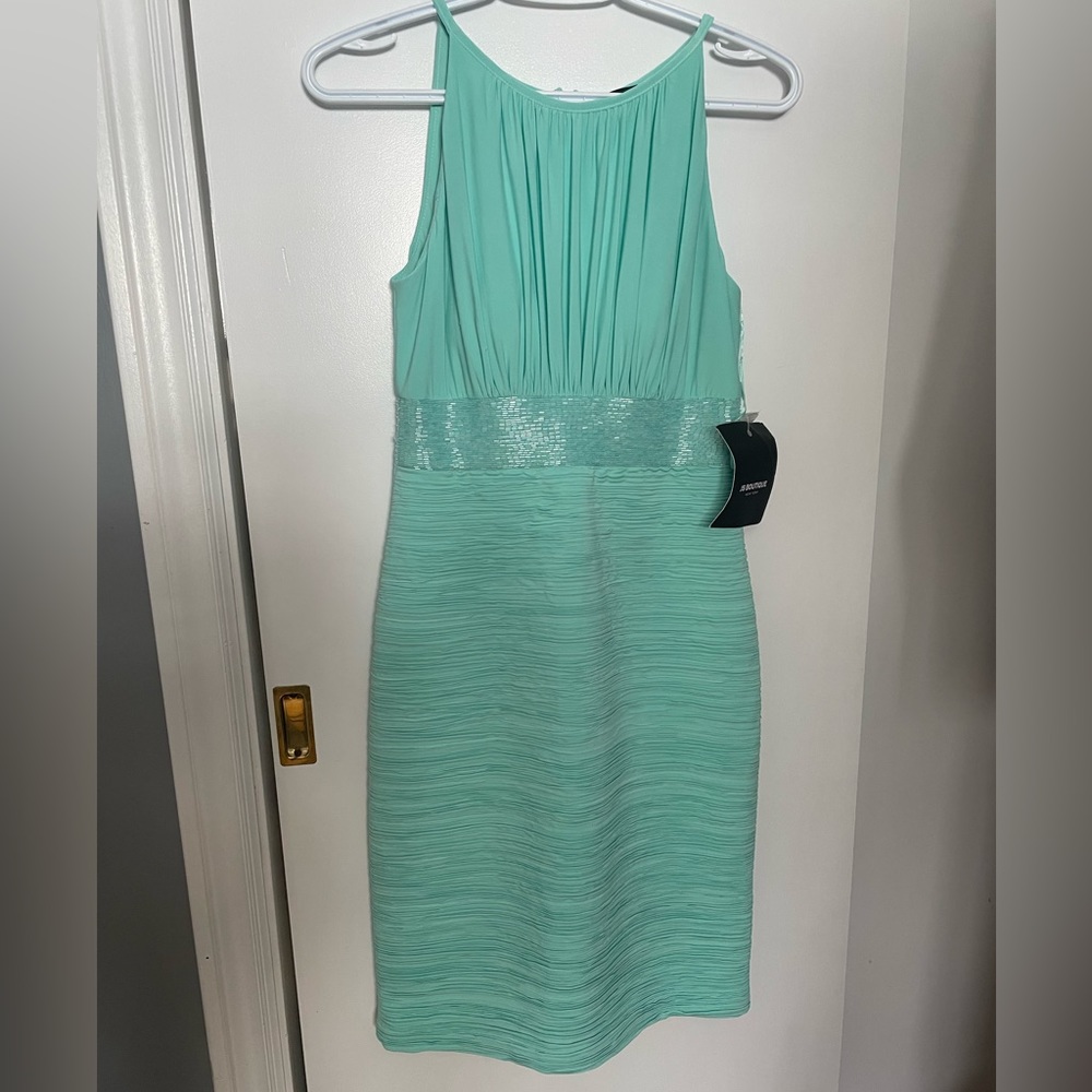 JS BOUTIQUE Formal Teal Dress